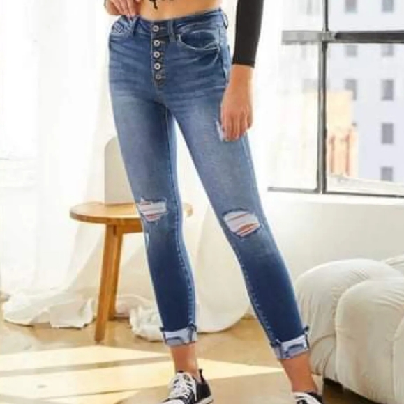 KanCan Denim - Kancan high rise ankle skinny